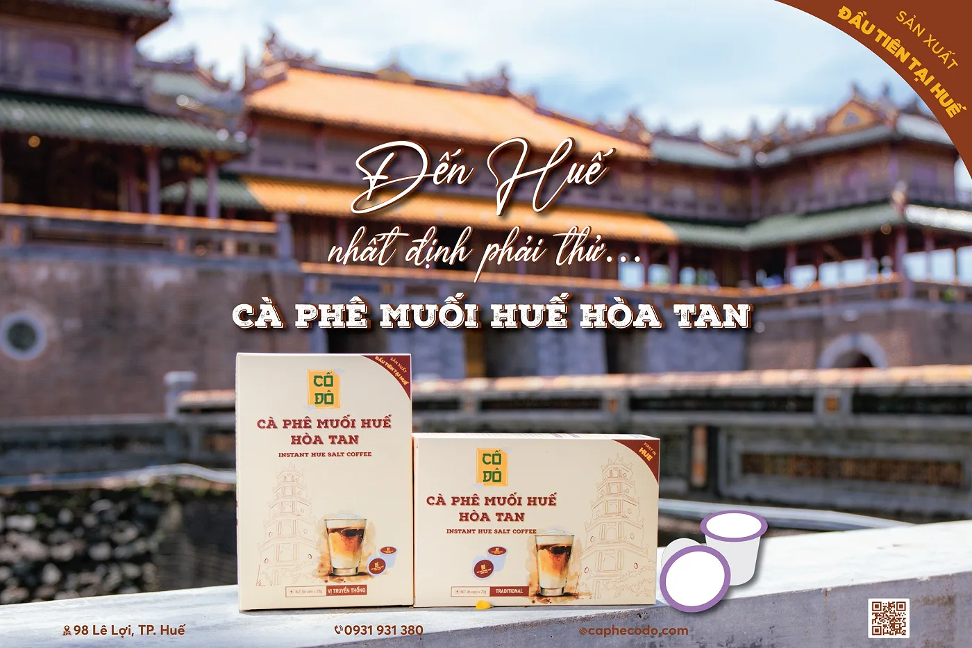 CÀ PHÊ MUỐI HUẾ HÒA TAN - HƯƠNG VỊ ĐẬM ĐÀ TỪ CỐ ĐÔ